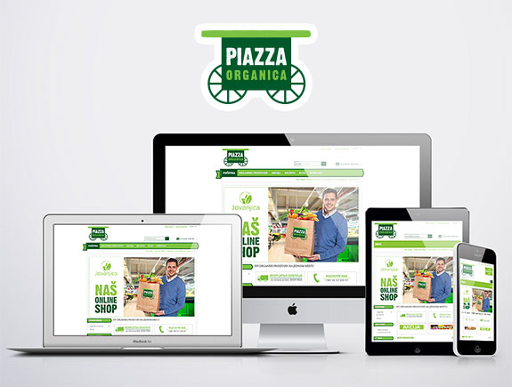 prikaz responziv web sajta na monitoru, laptopu tabletu i telefonu