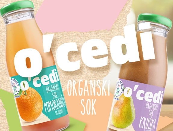 dizajn etikete za brand O cedi