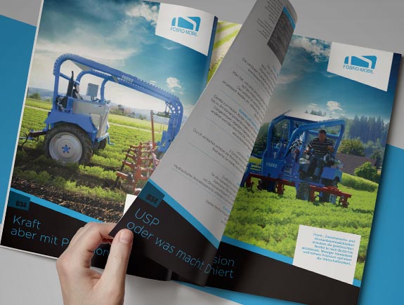 Tips for catalogs and brochures design