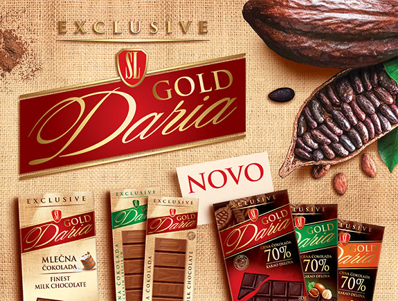 Case study “Daria Gold” chocolate