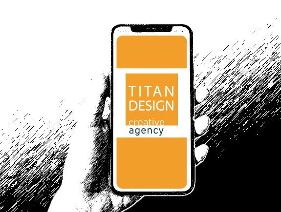 Titan design na ekranu mobilnog