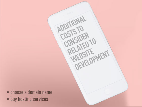 Additional costs to consider related to website development